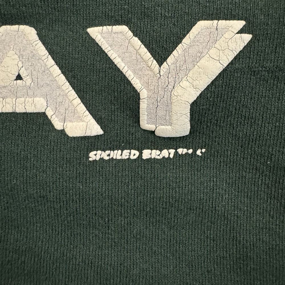 Vintage Spoiled Brat "My Way Or No Way" Crewneck Sweatshirt Green Size XX-BAD - Picture 5 of 9